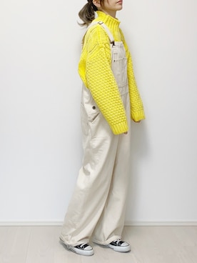 「FREAK'S STORE（フリークスストア）のアイテム（オールインワン・サロペット）」を使った、mAy☆uMeさん（レディース・158cm）の冬コーディネート