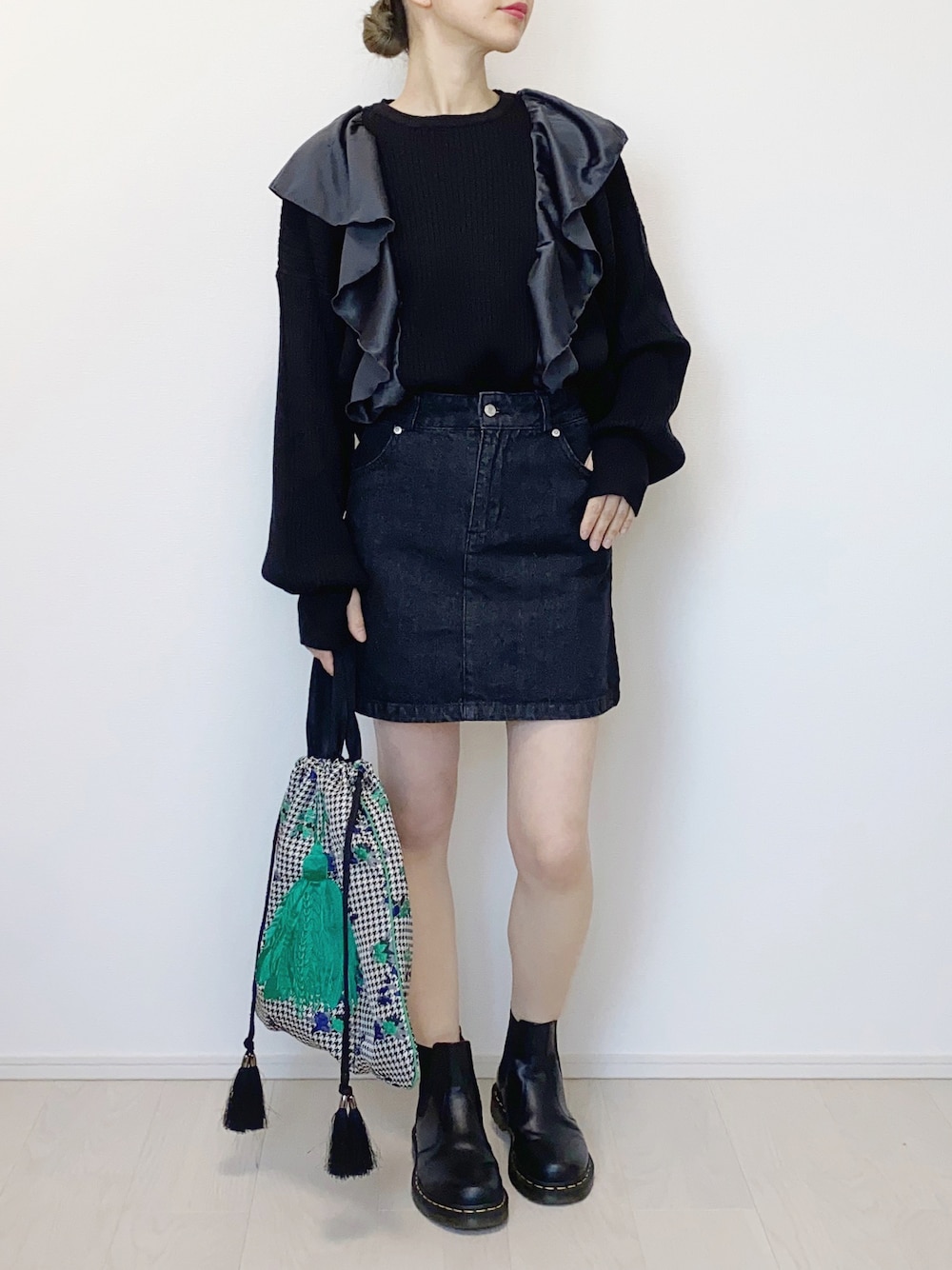 【あらゆるコーデに♡】HERMES デニム風ミニスカート 楽天市場】切替プリーツデニムミニスカート 裾プリーツ フレア