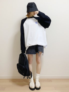 「FREE'S MART（フリーズマート）のアイテム（シューズ）」を使った、mAy☆uMeさん（レディース・158cm）の春コーディネート