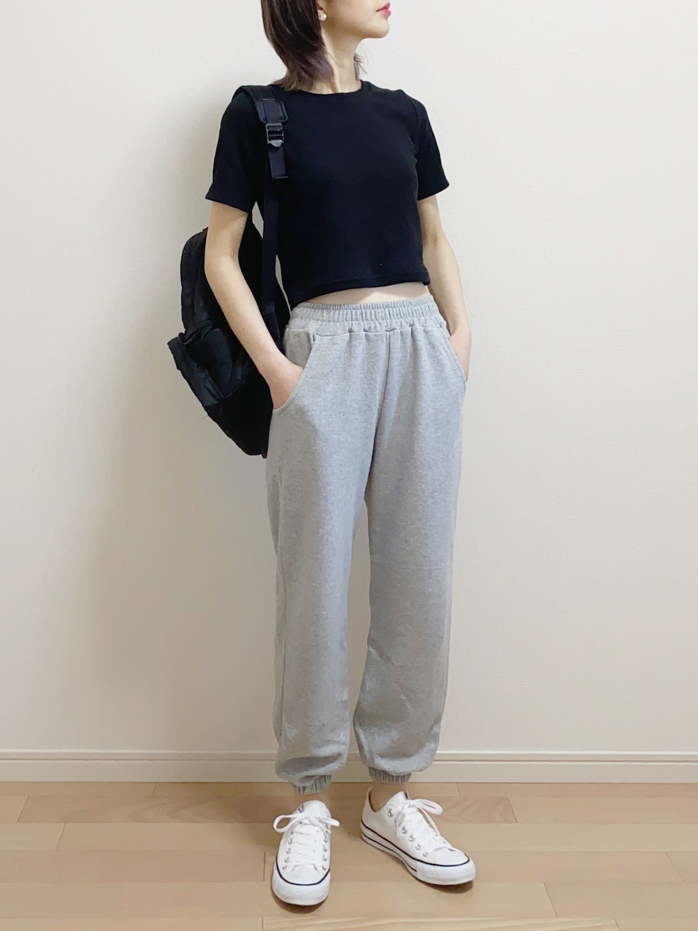 chimmy様 C5071 スウェット×ロゴカットソー×パンツコーデ THE SHINZONE コモン スウェット パンツ COMMON SWEAT PANTS 22AMSCU03