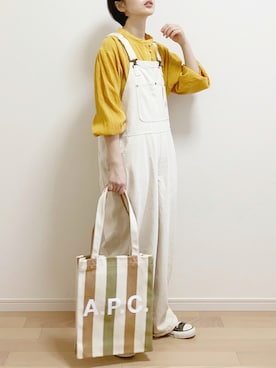 「FREAK'S STORE（フリークスストア）のアイテム（オールインワン・サロペット）」を使った、mAy☆uMeさん（レディース・158cm）の秋コーディネート