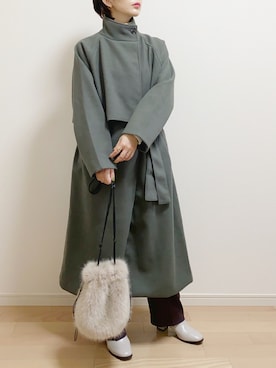 「LIAN（リアン）のアイテム（その他アウター）」を使った、mAy☆uMeさん（レディース・158cm）の秋コーディネート