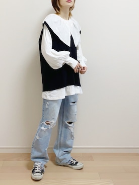 「Vaya Con Dios（ヴァヤコンディオス）のアイテム」を使った、mAy☆uMeさん（レディース・158cm）の春コーディネート