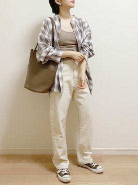 「アイテム（キャミソール）」を使った、mAy☆uMeさん（レディース・158cm）の秋コーディネート