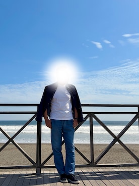 「green label relaxing（グリーンレーベルリラクシング）のアイテム」を使った、𝐂𝐡𝐞𝐞さん（メンズ・172cm）の春コーディネート