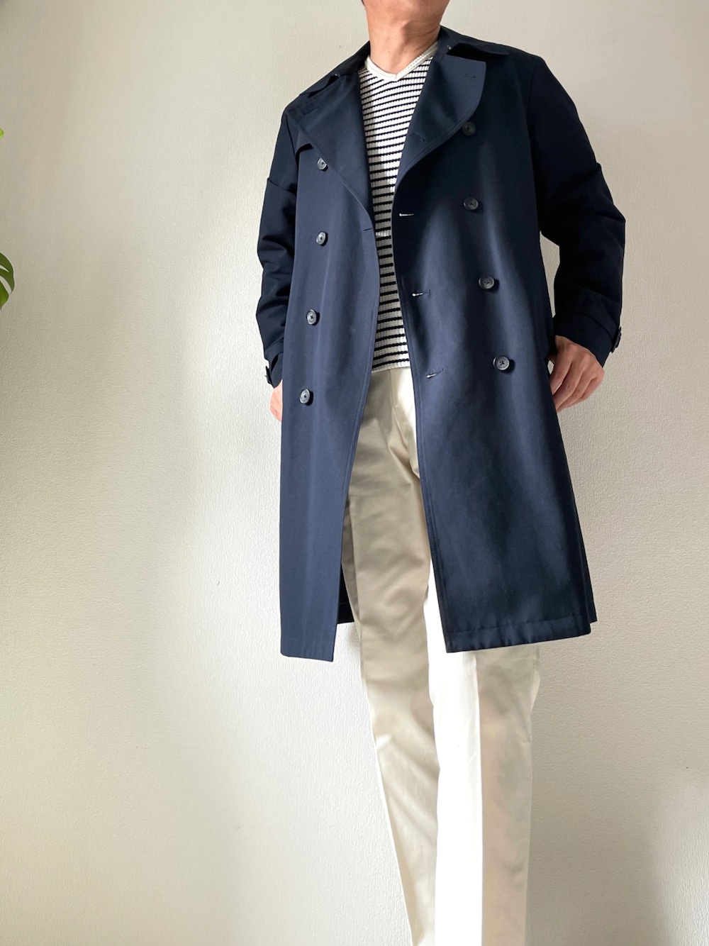 NANO universe（ナノユニバース）の「7DAYS COATダブルトレンチコート