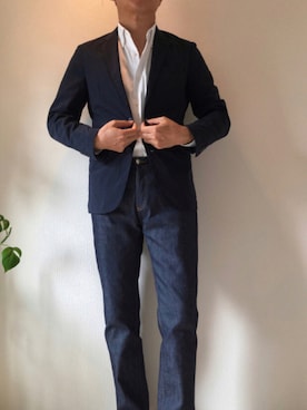 「NOLLEY’S（ノーリーズ）のアイテム」を使った、𝐂𝐡𝐞𝐞さん（メンズ・172cm）の夏コーディネート