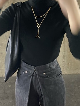 「JOHN LAWRENCE SULLIVAN（ジョンローレンスサリバン）のアイテム（パンツ）」を使った、hiraさん（レディース・157cm）の秋コーディネート