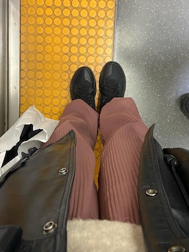 「BASERANGE（ベースレンジ）のアイテム」を使った、hiraさん（レディース・157cm）の冬コーディネート