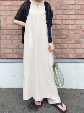 「JAMIRAY（ジャミレイ）のアイテム」を使った、hiraさん（レディース・157cm）の夏コーディネート