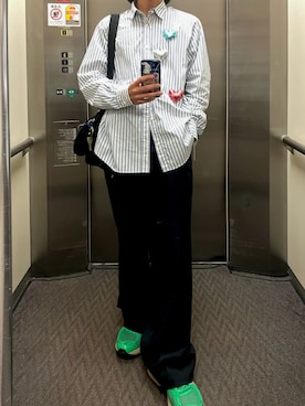 「doublet（ダブレット）のアイテム（トップス）」を使った、hasuさん（メンズ・172cm）の秋コーディネート