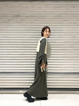 okazaki risaさん（レディース・157cm）の冬コーディネート