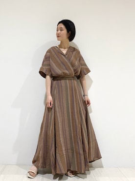 okazaki risaさん（レディース・157cm）の夏コーディネート