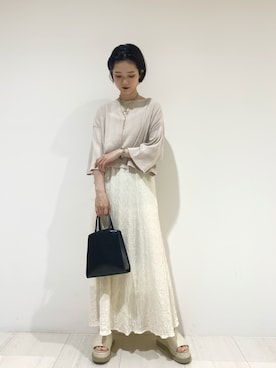 okazaki risaさん（レディース・157cm）の夏コーディネート