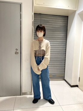 okazaki risaさん（レディース・157cm）の春コーディネート