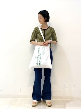 okazaki risaさん（レディース・157cm）の夏コーディネート