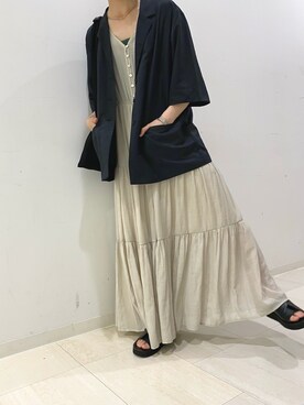 okazaki risaさん（レディース・157cm）の夏コーディネート