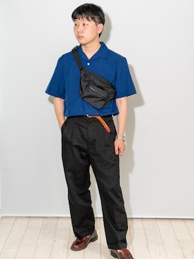 「The Herschel Supply Co. Brand（ハーシェルサプライ）のアイテム」を使った、isakiさん（メンズ・166cm）の夏コーディネート