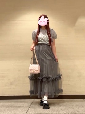 「アイテム（バッグ）」を使った、ももさん（レディース・162cm・20代）の夏コーディネート