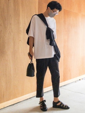 0168さん（メンズ・182cm）の夏コーディネート