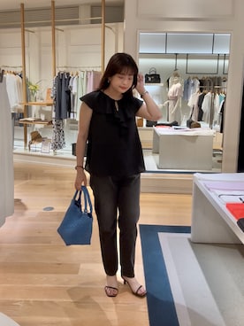 「NOLLEY’S（ノーリーズ）のアイテム」を使った、ichik_nolさん（レディース・154cm）の夏コーディネート