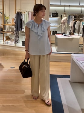 「NOLLEY’S（ノーリーズ）のアイテム」を使った、ichik_nolさん（レディース・154cm）の夏コーディネート