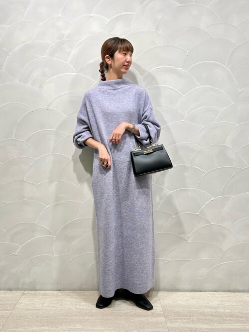 セール】MIX調ニットロングワンピース（ワンピース）｜Rouge vif Anna  