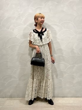 「Rougevif」｜「アイテム（ワンピース/ドレス）」を使った、abeさん（レディース・159cm）の秋コーディネート