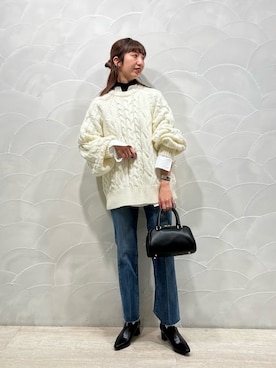 「Rougevif」｜「アイテム（ブーツ）」を使った、abeさん（レディース・159cm）の秋コーディネート