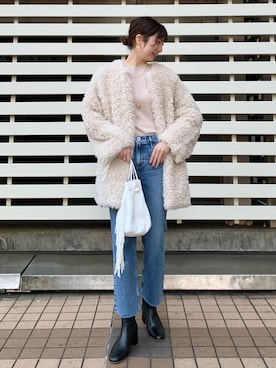 abeさん(レディース・159cm)の冬コーディネート