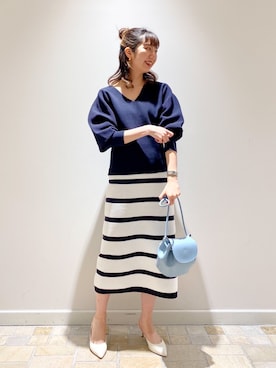 abeさん（レディース・159cm）の冬コーディネート