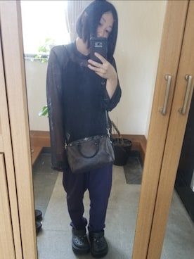 「crocs（クロックス）のアイテム」を使った、目さん（レディース・149cm）の夏コーディネート