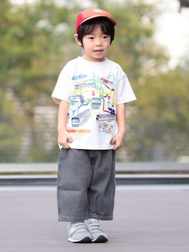 「BEAMS mini（ビームスミニ）のアイテム」を使った、BEAMS miniさん（キッズ・100cm）の夏コーディネート