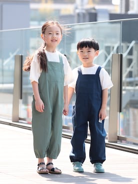 「BEAMS mini（ビームスミニ）のアイテム」を使った、BEAMS miniさん（キッズ・100cm）の夏コーディネート