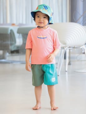 「BEAMS mini（ビームスミニ）のアイテム」を使った、BEAMS miniさん（キッズ・90cm）の夏コーディネート