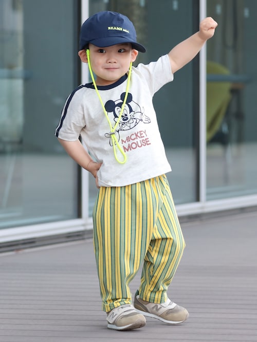 ロゴ コード付き キャップ 2026SS 日除け 帽子 公園 外遊び プチプラ