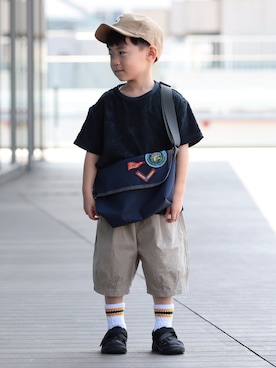 「BEAMS mini（ビームスミニ）のアイテム」を使った、BEAMS miniさん（キッズ・100cm）の夏コーディネート