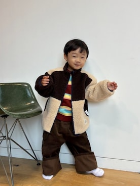 「BEAMS mini（ビームスミニ）のアイテム」を使った、BEAMS miniさん（キッズ・90cm）の夏コーディネート