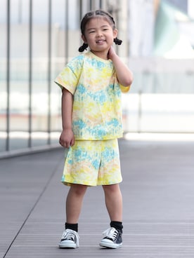 「BEAMS mini（ビームスミニ）のアイテム」を使った、BEAMS miniさん（キッズ・110cm）の夏コーディネート