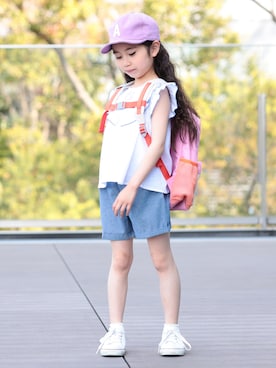 「BEAMS mini（ビームスミニ）のアイテム」を使った、BEAMS miniさん（キッズ・110cm）の夏コーディネート