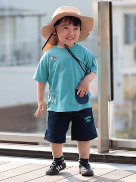 「BEAMS mini（ビームスミニ）のアイテム」を使った、BEAMS miniさん（キッズ・90cm）の春コーディネート