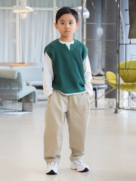 「BEAMS mini（ビームスミニ）のアイテム」を使った、BEAMS miniさん（キッズ・120cm）の冬コーディネート