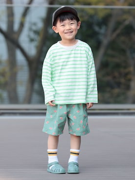 「BEAMS mini（ビームスミニ）のアイテム」を使った、BEAMS miniさん（キッズ・100cm）の夏コーディネート