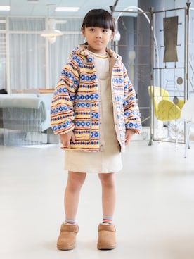 「アイテム（ジャケット/アウター）」を使った、BEAMS miniさん（キッズ・123cm）の秋コーディネート