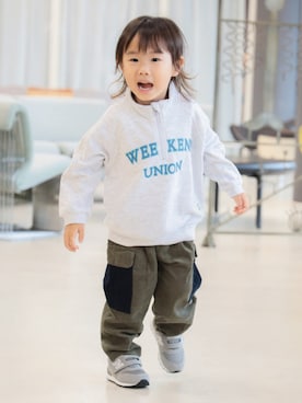 「アイテム（パンツ）」を使った、BEAMS miniさん（キッズ・100cm）の冬コーディネート