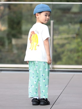 「BEAMS mini（ビームスミニ）のアイテム」を使った、BEAMS miniさん（キッズ・100cm）の夏コーディネート