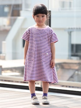 「BEAMS mini（ビームスミニ）のアイテム」を使った、BEAMS miniさん（キッズ・100cm）の夏コーディネート