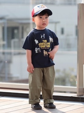 「BEAMS mini（ビームスミニ）のアイテム」を使った、BEAMS miniさん（キッズ・100cm）の春コーディネート