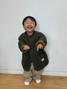 「BEAMS mini（ビームスミニ）のアイテム」を使った、BEAMS miniさん（キッズ・90cm）の夏コーディネート