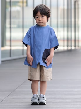 「BEAMS mini（ビームスミニ）のアイテム」を使った、BEAMS miniさん（キッズ・100cm）の夏コーディネート